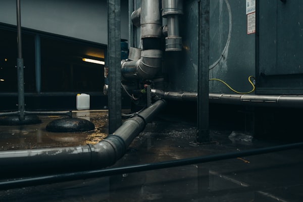 Industrial plumbing pipes for pipe repair and replacement service